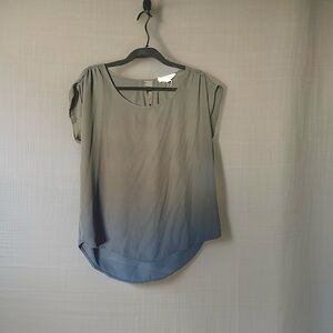 Hippie Rose black business casual round neck blouse